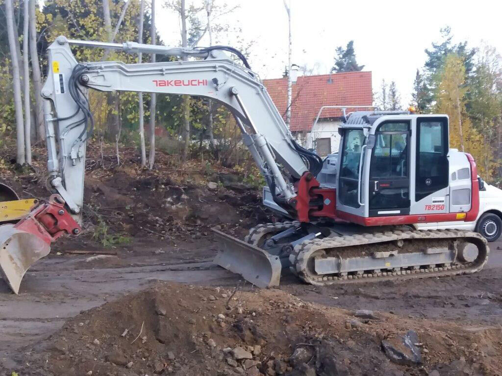 15t-Bagger von Rupert Pichler Transporte