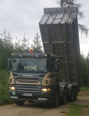 4-Achs-LKW von Rupert Pichler Transporte