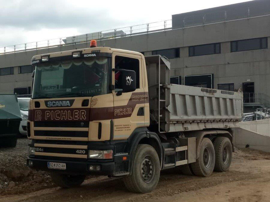 3-Achs-LKW von Rupert Pichler Transporte